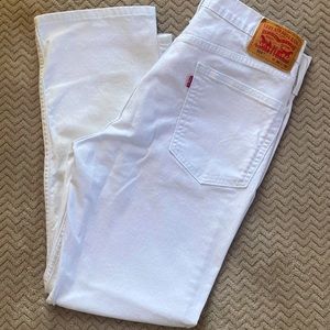 Mens White 514 Levi’s